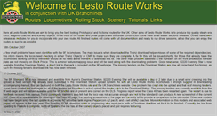 Desktop Screenshot of lestorouteworks.com